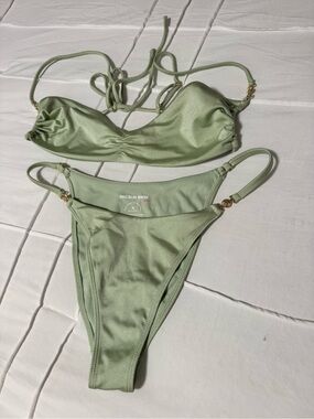 PacSun Sage Green Never Worn Bikini Set